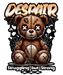 Despair Bear - DTF Ready to Press (original)