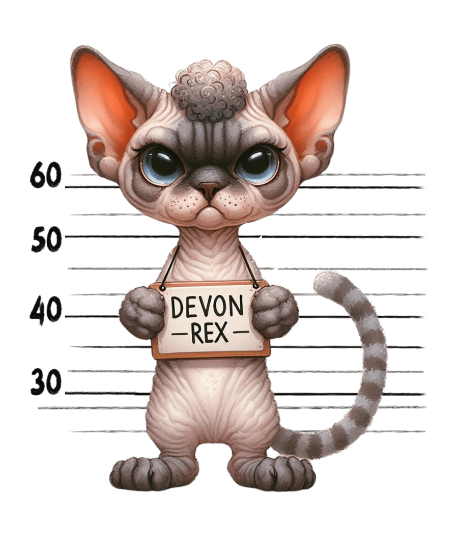 Devon Rex Design - DTF Ready To Press