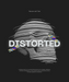 Distorted Skull - DTF Ready to Press (black_bg)