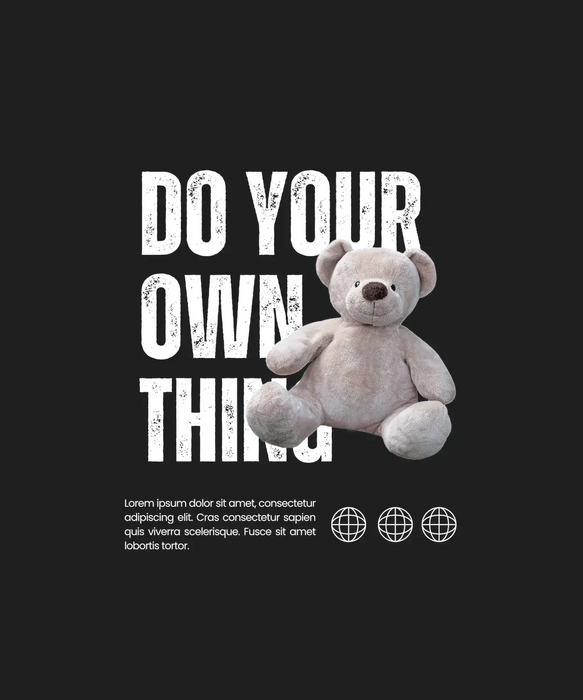 Do Your Own Thing - DTF Ready to Press (black_bg)