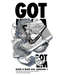 Dragon Sneaker Art - DTF Ready to Press (original)