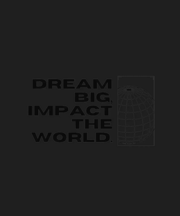 Dream Big Impact - DTF Ready to Press (black_bg)