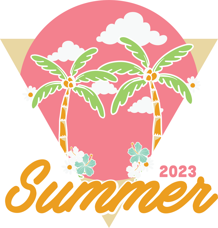 Cute Summertime Design - DTF Ready To Press