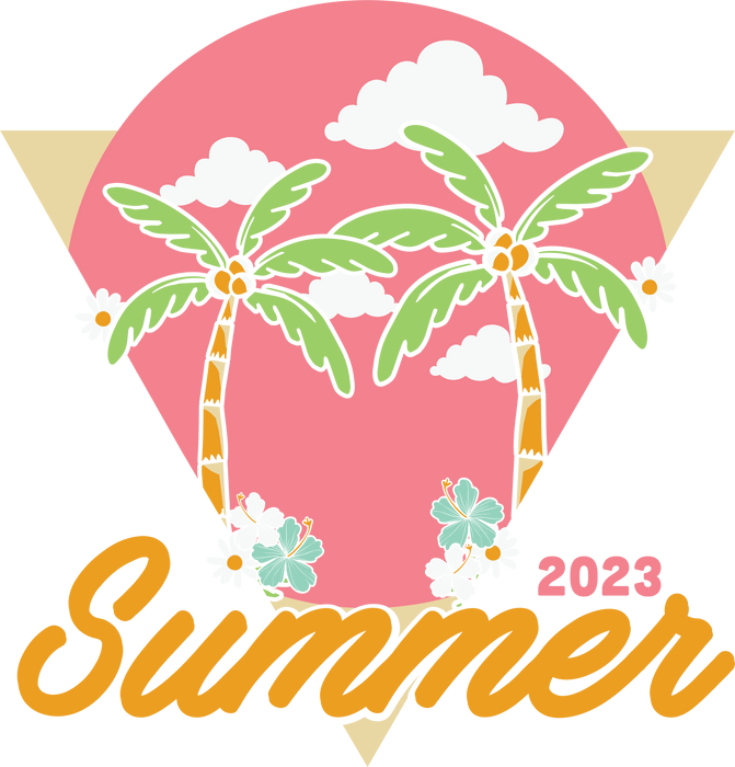 Cute Summertime Design - DTF Ready To Press