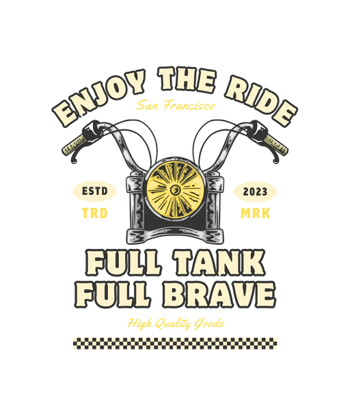 Enjoy the Ride - DTF Ready to Press (original)