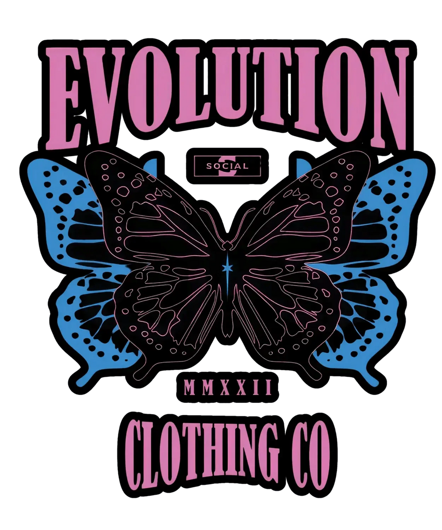 Evolution Butterfly - DTF Ready to Press