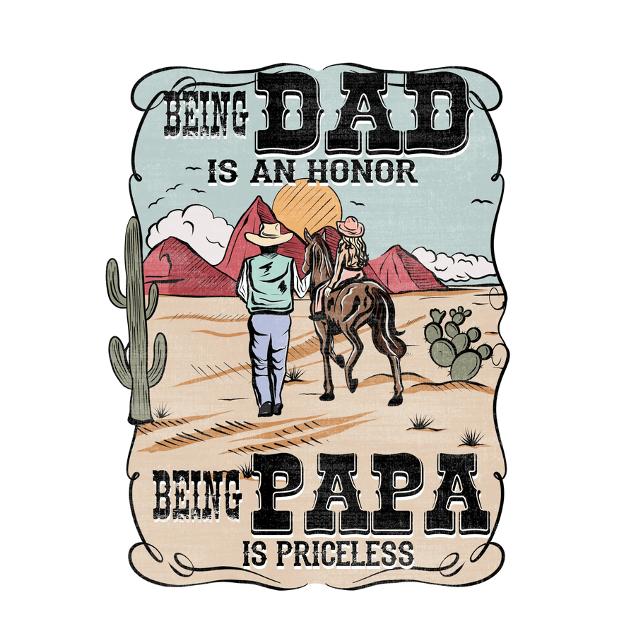 Cowboy-Design – DTF-Pressfertig