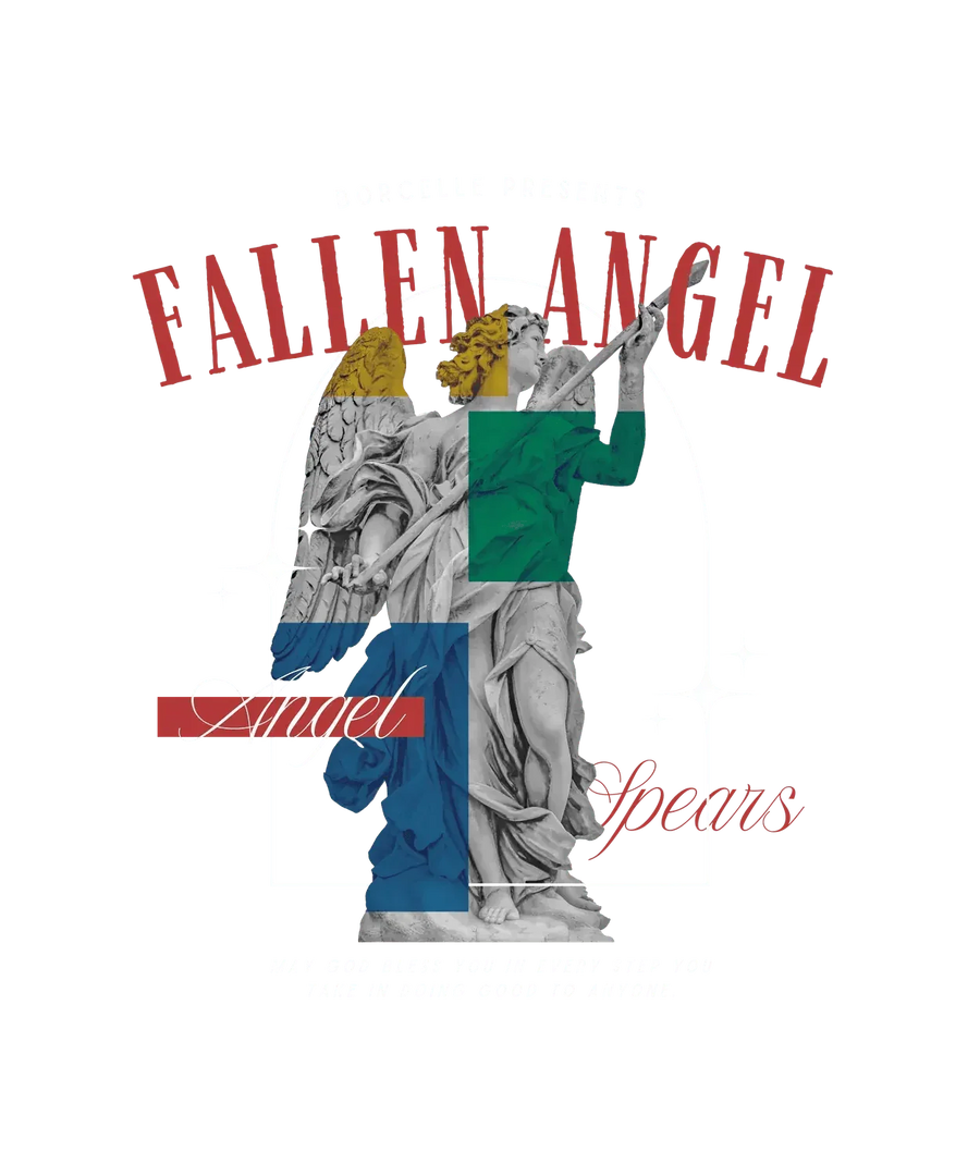 Fallen Angel Artwork - DTF Ready to Press
