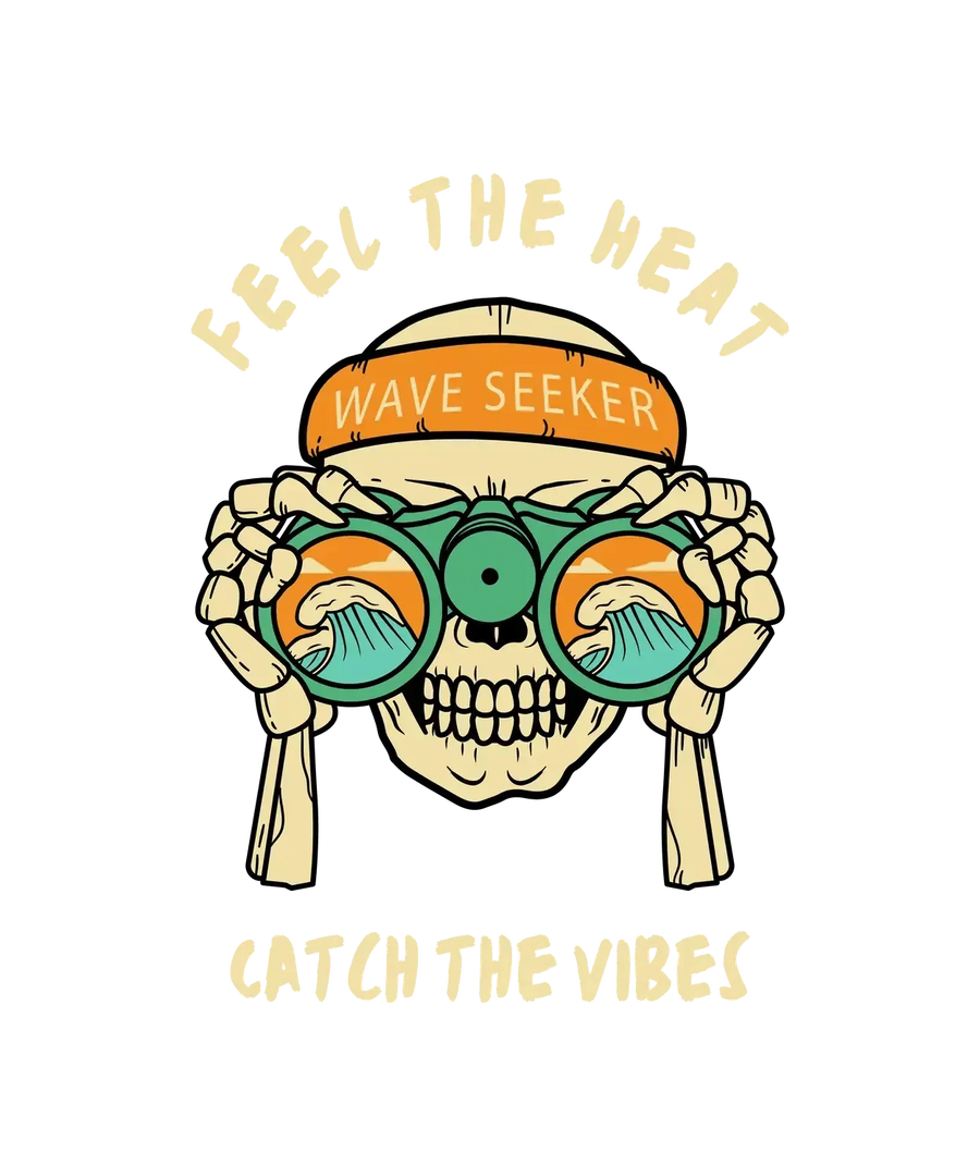 Feel the Heat Wave Seeker - DTF Ready to Press