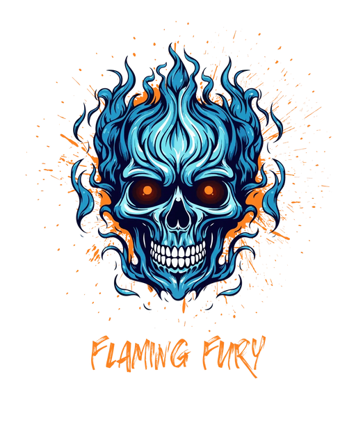 Flaming Fury - DTF Ready to Press (original)