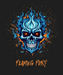 Flaming Fury - DTF Ready to Press (black_bg)