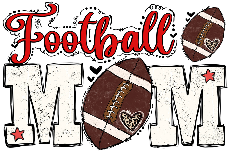 Fußball Mama Design – DTF Ready To Press