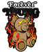 Forever Young Teddy - DTF Ready to Press (original)