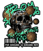 Freedom Skull - DTF Ready to Press (original)
