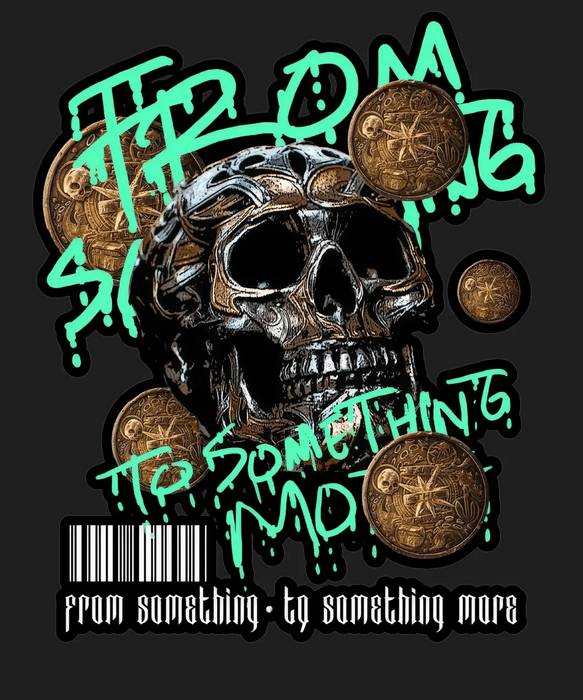 Freedom Skull - DTF Ready to Press (black_bg)