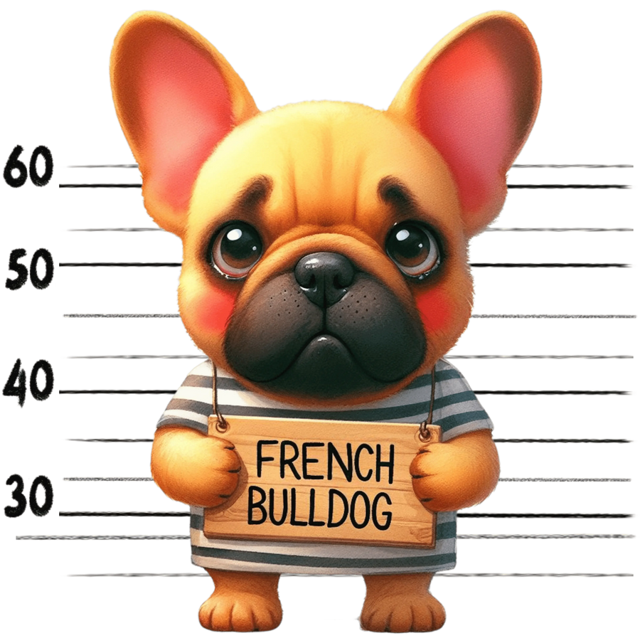 French Bulldog Design - DTF Ready To Press