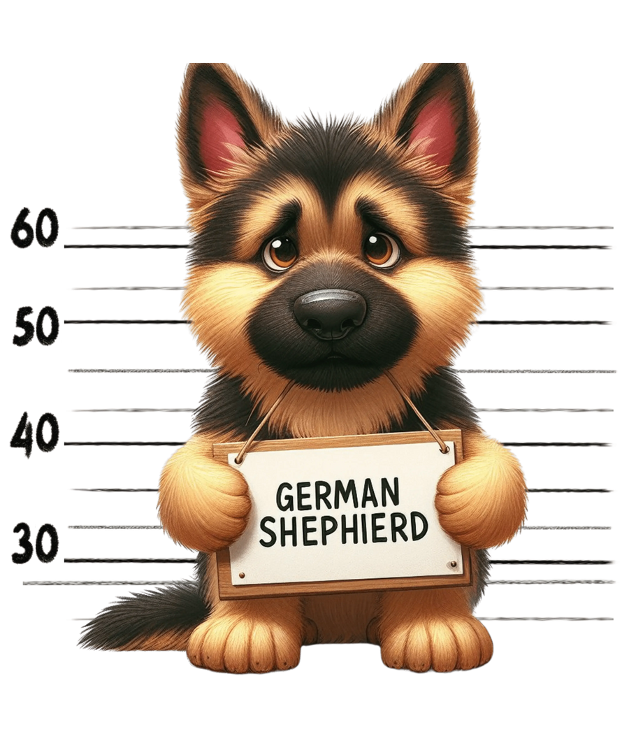 German Shepherd Design - DTF Ready To Press