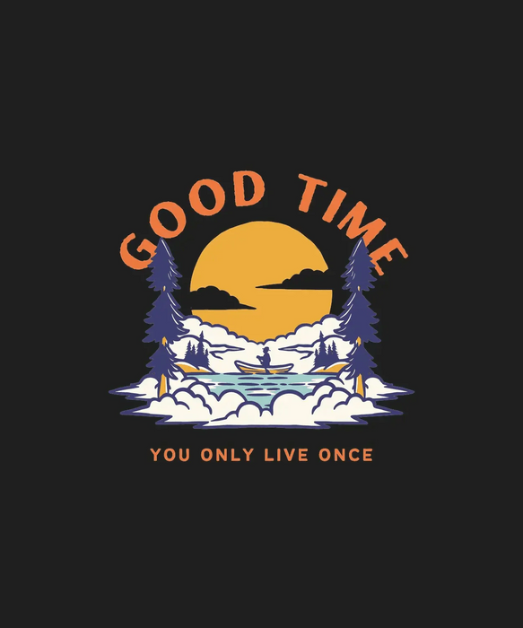 Good Time YOLO - DTF Ready to Press (black_bg)