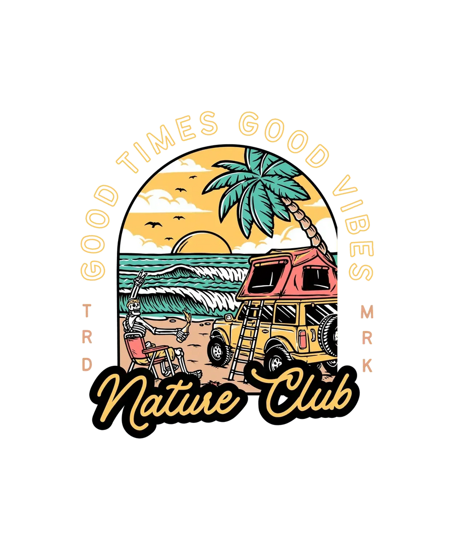 Good Times Vibes Beach - DTF Ready to Press