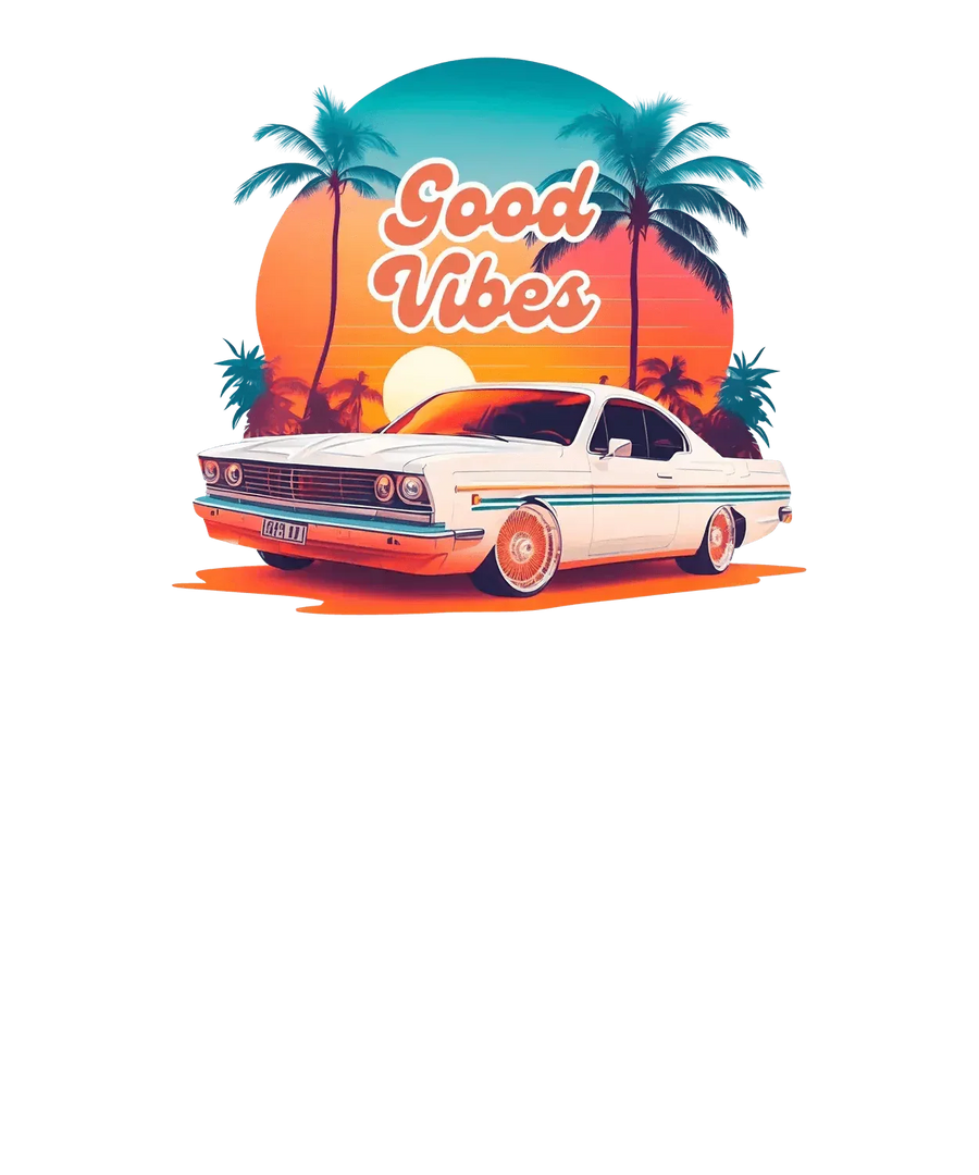 Good Vibes Sunset - DTF Ready to Press