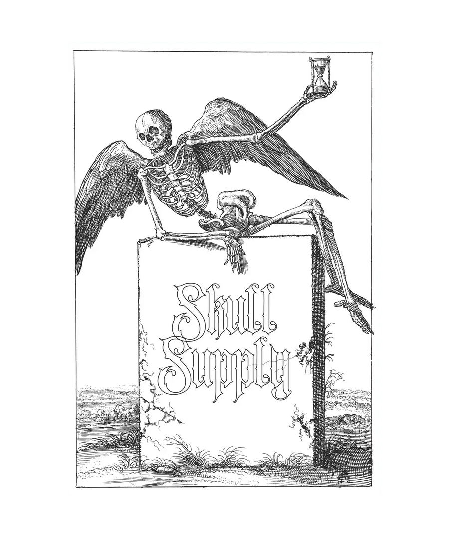 Gothic Skull Design - DTF Ready to Press