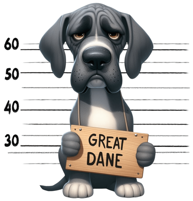 Great Dane Design - DTF Ready To Press