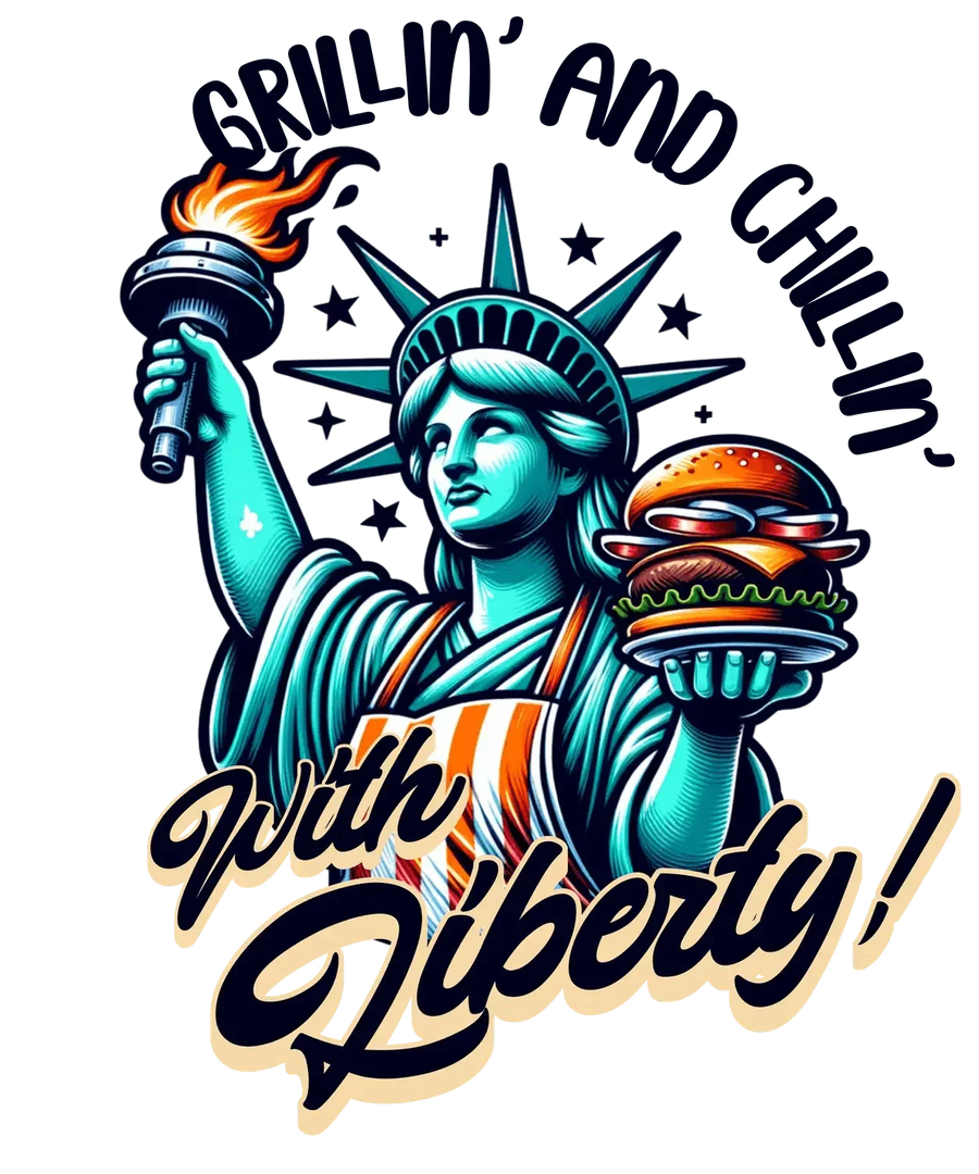 Grillin' and Chillin' with Liberty - DTF Ready to Press