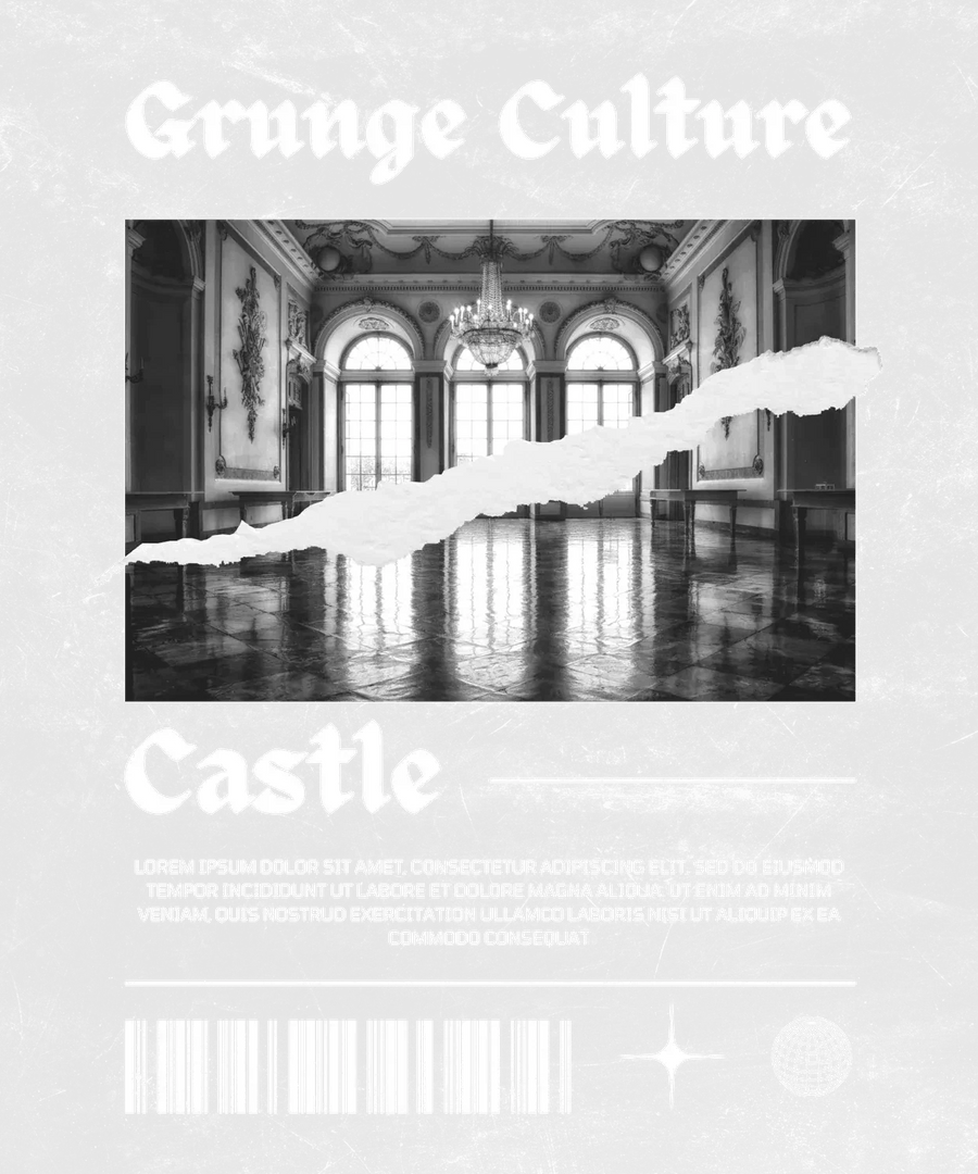 Grunge Culture Castle - DTF Ready to Press