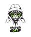 Hacker Cat - DTF Ready to Press (original)