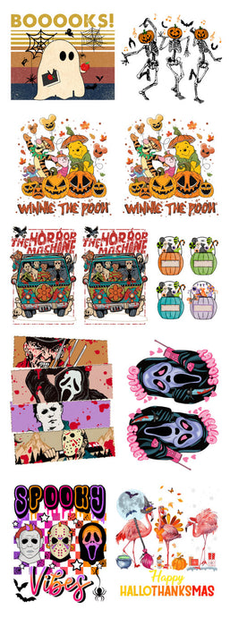 Halloween Themed   22"x60" Premade  DTF Gang Sheet  | Design 2