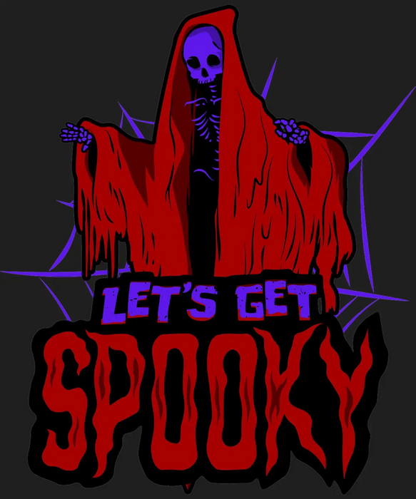 Halloween Spooky - DTF Ready to Press (black_bg)