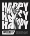 Happy Hand Pose - DTF Ready to Press (black_bg)