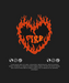 Heart of Fire - DTF Ready to Press (black_bg)