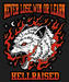 Hellraised Wolf - DTF Ready to Press (black_bg)