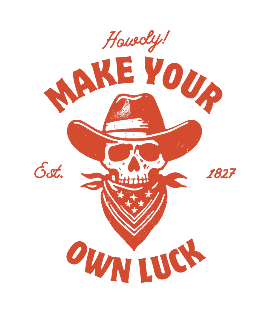Howdy Cowboy - DTF Ready to Press