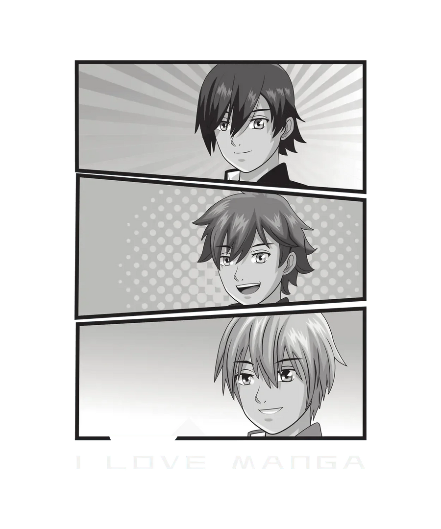 I Love Manga - DTF Ready to Press