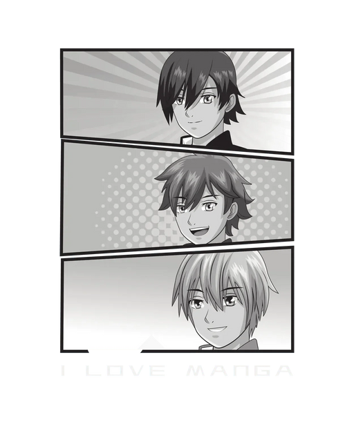 I Love Manga - DTF Ready to Press (original)