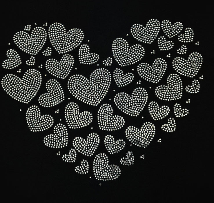 Sparkling Big Heart Design with Tiny Accents