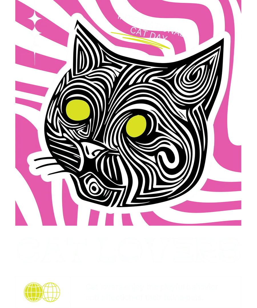 International Cat Day - DTF Ready to Press