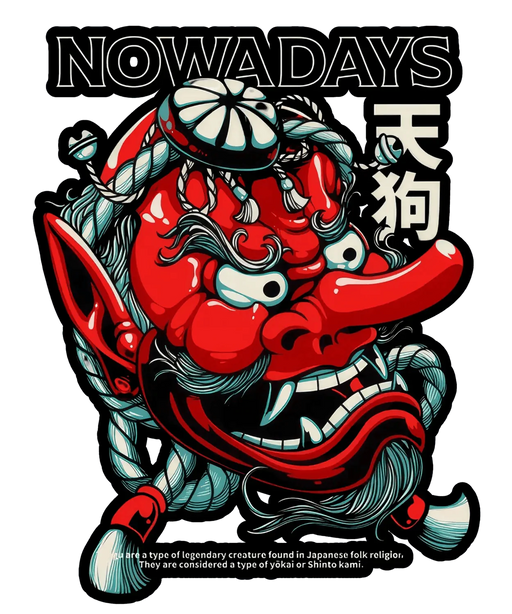 Japanese Yokai Art - DTF Ready to Press (original)