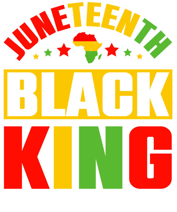 Juneteenth Black King Design - DTF Ready To Press