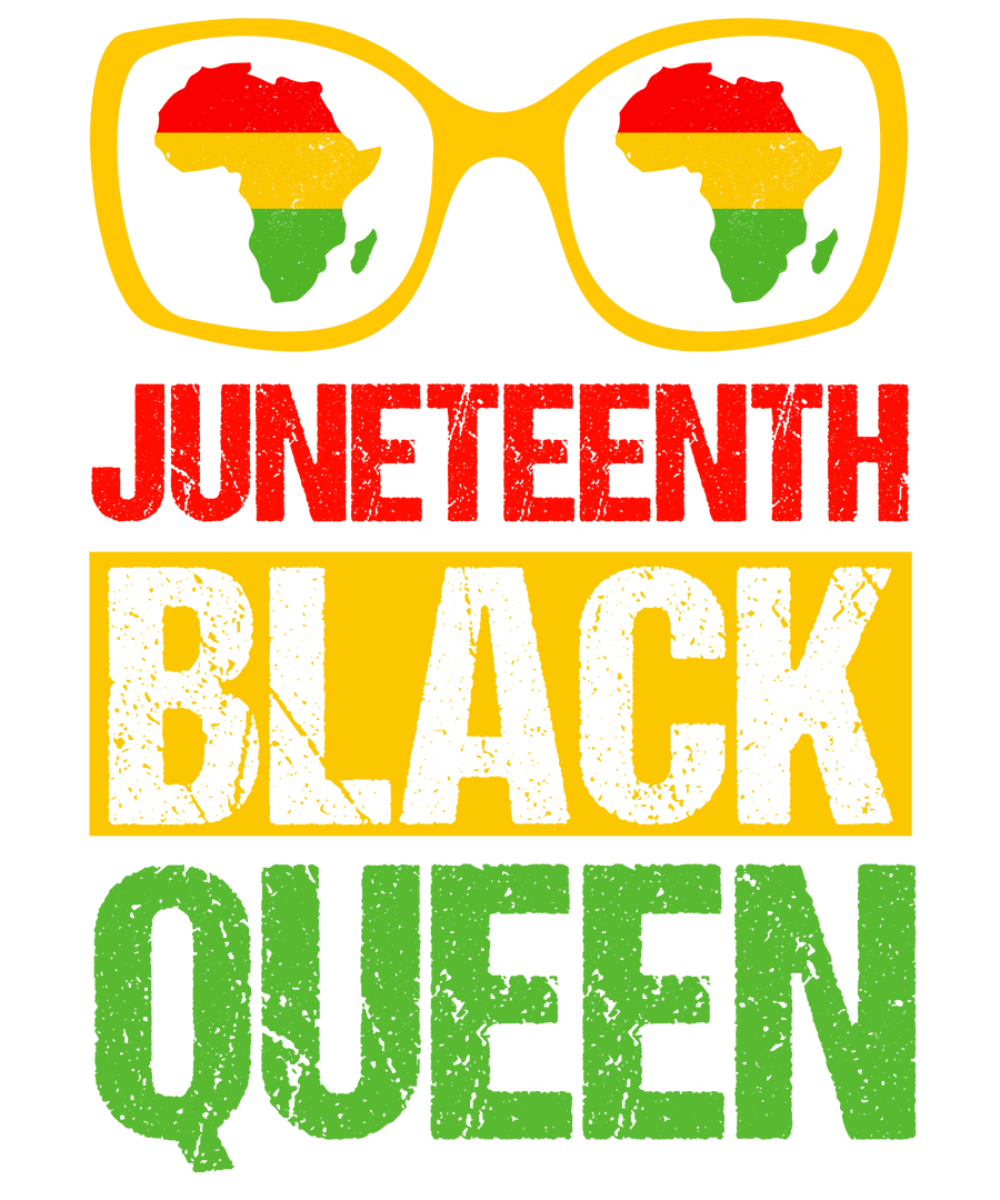 Juneteenth Black Queen Design - DTF Ready To Press