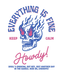 Keep Calm Howdy Skull - DTF Ready to Press (original)