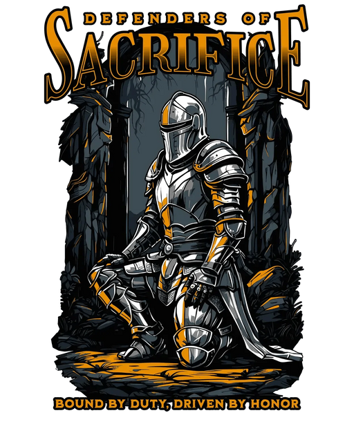 Knight Sacrifice - DTF Ready to Press (original)