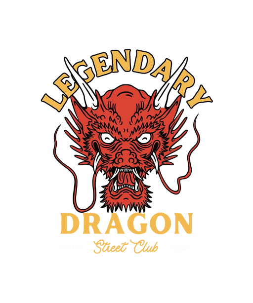Legendary Dragon Club - DTF Ready to Press (original)