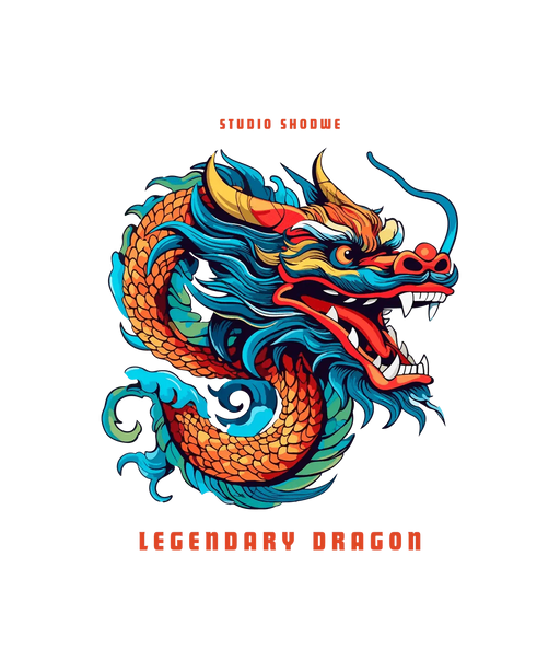 Legendary Dragon - DTF Ready to Press (original)