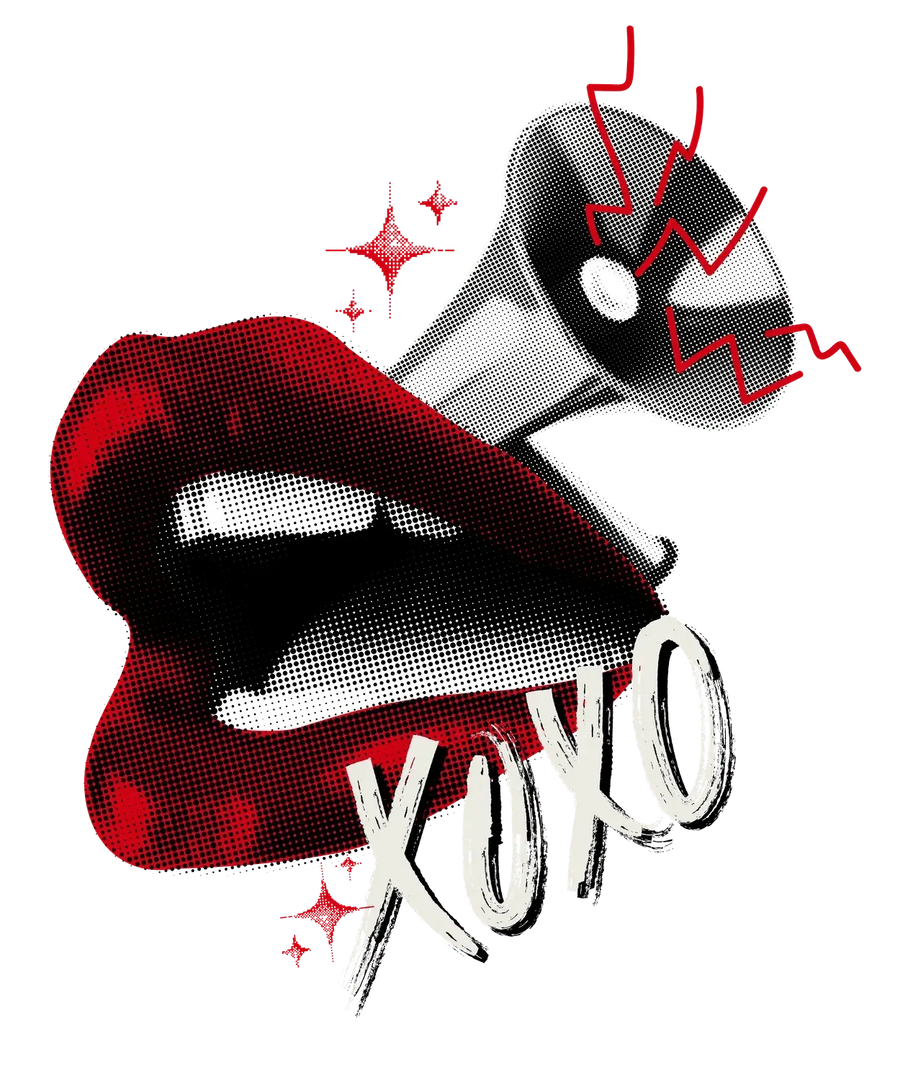 Lipstick Kiss XOXO - DTF Ready to Press