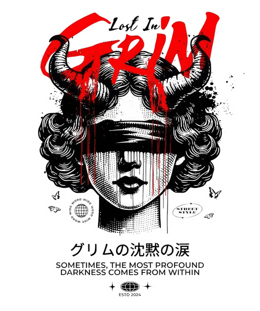 Lost in Grief - DTF Ready to Press (original)