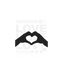 Love Clasp Hands - DTF Ready to Press (original)