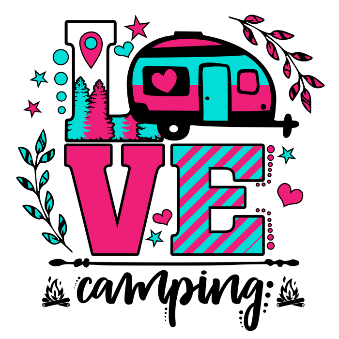 Love Camping Design - DTF Ready To Press